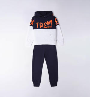 Boy's Tracksuit with hood 100% cotton