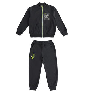 Tracksuit for boy made of sweatshirt and trousers