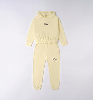 Tuta sportiva ragazza GIALLO
