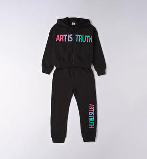 Girl's tracksuit BLACK