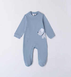 Tutina azzurra per neonato