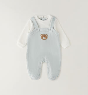 Footed baby romper