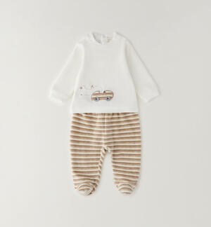 Newborn Soft chenille baby romper