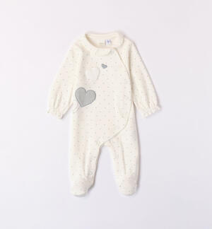 Heart design sleepsuit