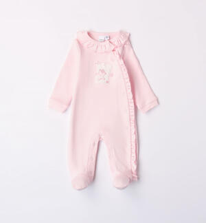 Sleepsuit with ruffles