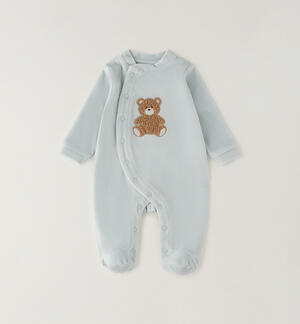 Footed baby romper GREEN