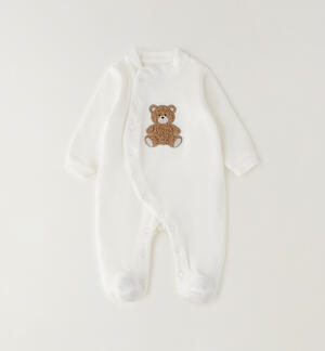 Footed baby romper