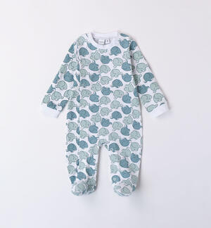 All-over patterned babygrow