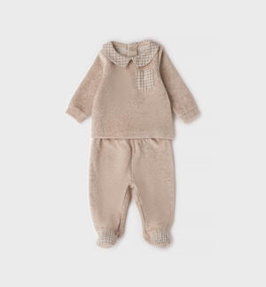 Soft Chenille Baby Romper