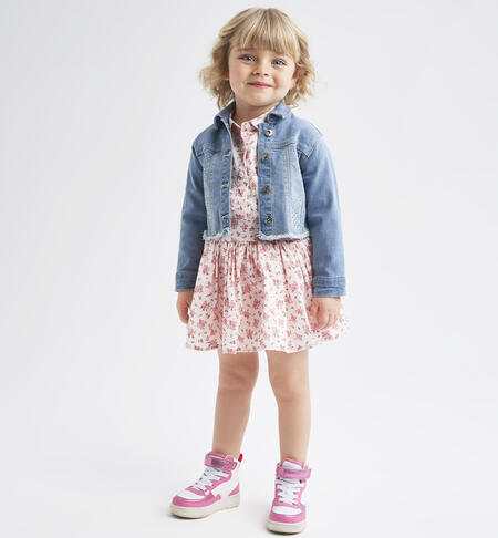 Girls' floral dress  ROSA-CORALLO-6077