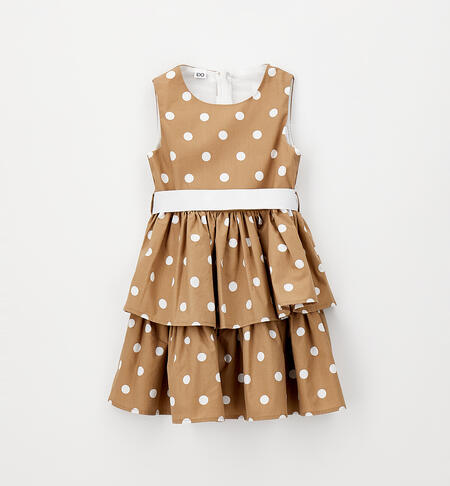 Abito a pois per bambina PANNA-NOCCIOLA-6BVQ