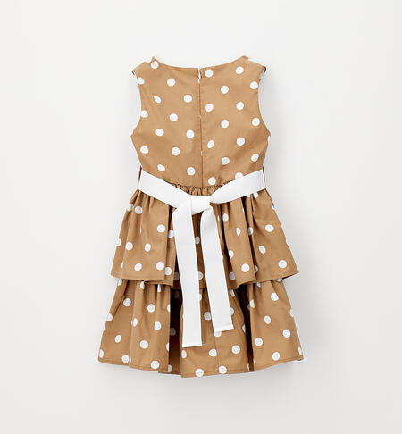 Abito a pois per bambina PANNA-NOCCIOLA-6BVQ