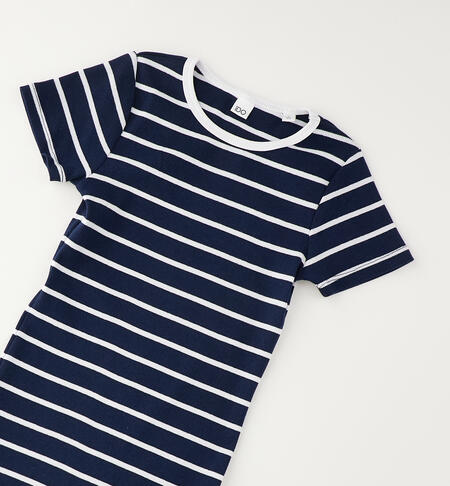 Abito a righe ragazza NAVY-3885