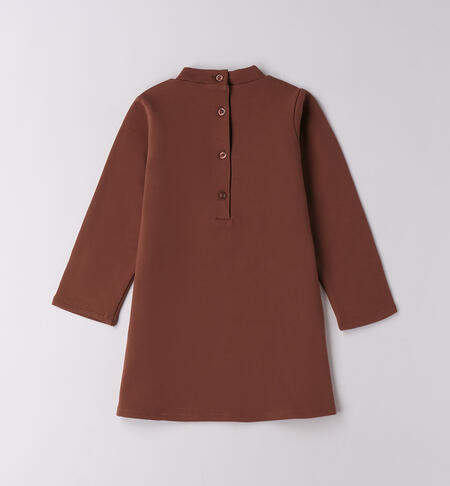 Abito bambina con orsetti MARRONE-0825