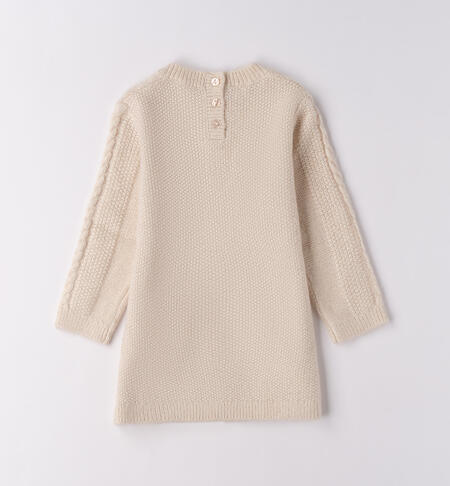 Abito bambina con trecce CRYSTAL GRAY-2911