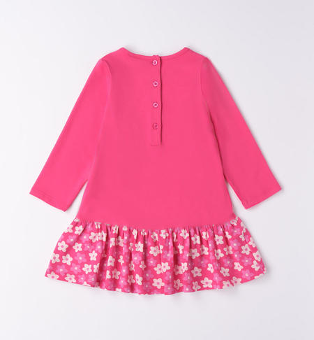 Abito bambina fiorellini da 9 mesi a 8 anni iDO FUXIA-2437