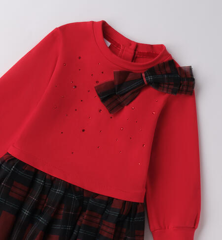 Abito bambina iDO ROSSO-2253