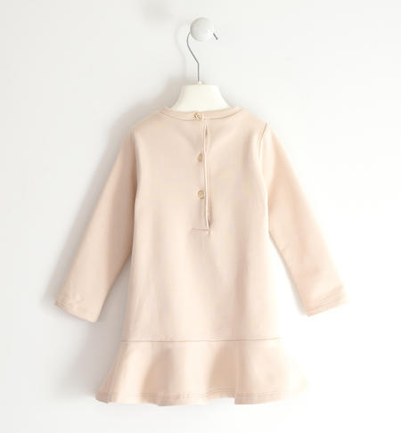 Little girl cotton dress from 9 months to 8 years iDO CRYSTAL GRAY-2911