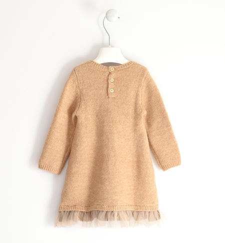 Tricot girls dress from 12 months to 8 years iDO BEIGE-0732