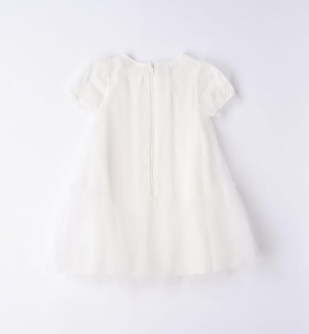 iDO tulle dress for girls from 9 months to 8 years PANNA-0112