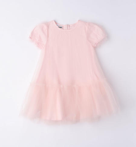 iDO tulle dress for girls from 9 months to 8 years ROSA-2512