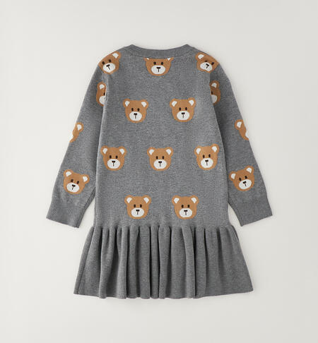 Abito bambina invernale GRIGIO MELANGE-8970