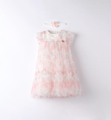 Baby girls' formal dress PANNA-ROSA-6099