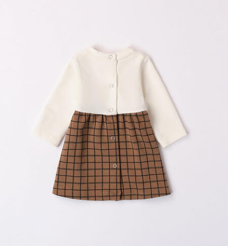 iDO dress with pocket for girls from 1 to 24 months NOCCIOLA-0937