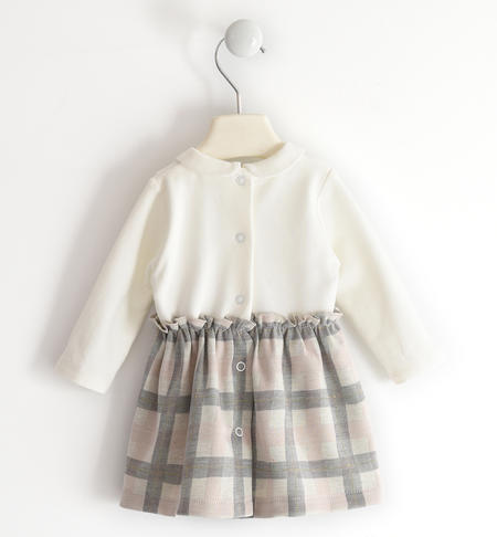Check patterned girl dress from 1 to 24 months iDO PANNA-0112