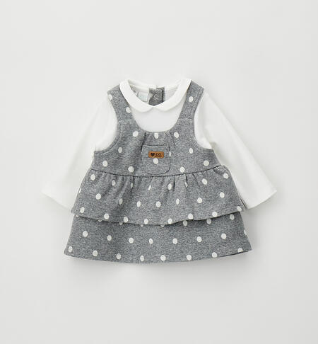 Baby girl dress GREY