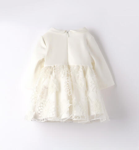 iDO formal dress for baby girls from 1 to 24 months PANNA-0112