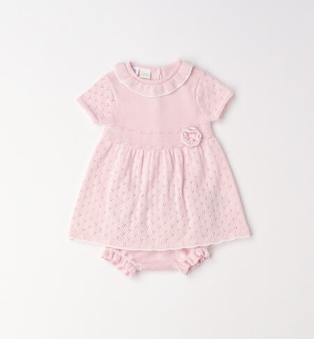 Abito con culotte neonata LIGHT PINK-2481
