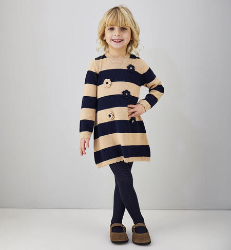 Abito da bambina iDO BEIGE