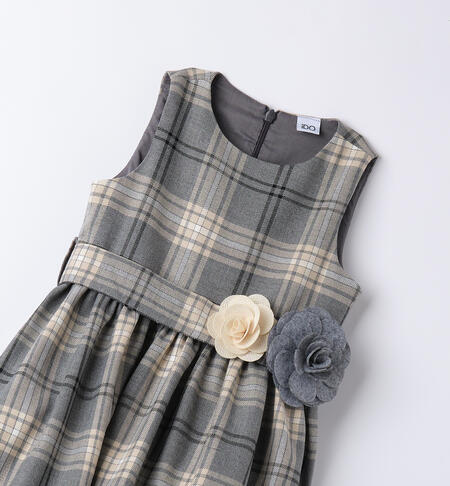 Abito da bambina iDO GRIGIO MELANGE-8970