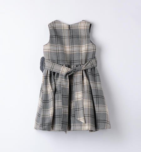 Abito da bambina iDO GRIGIO MELANGE-8970