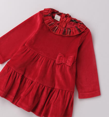 Abito da neonata ROSSO-2253