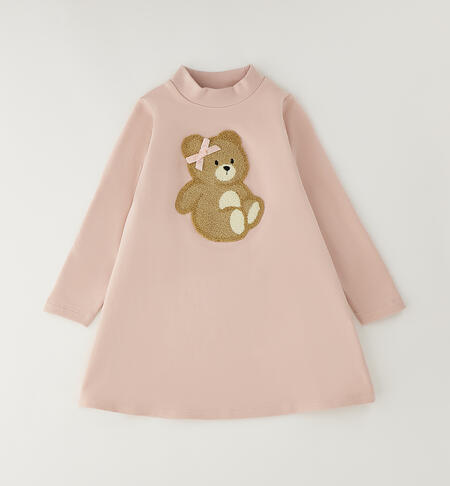 Abito di cotone bambina ROSA-2623
