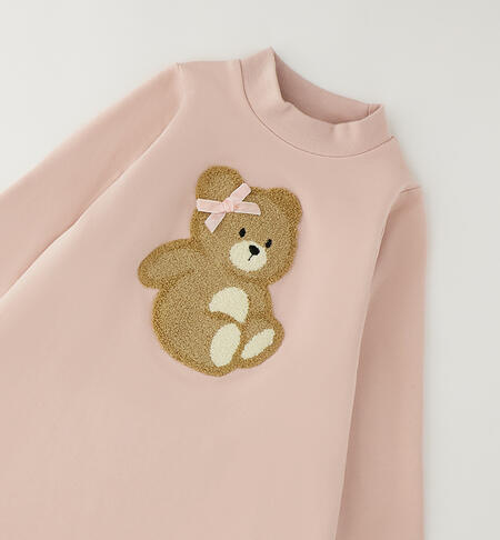 Abito di cotone bambina ROSA-2623