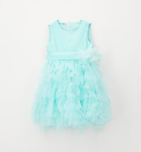 Elegant girls' dress GREEN