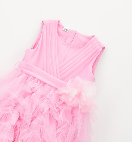 Abito elegante bambina ROSA-2419