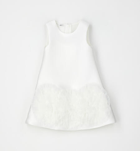 Elegant girls' dress CREAM