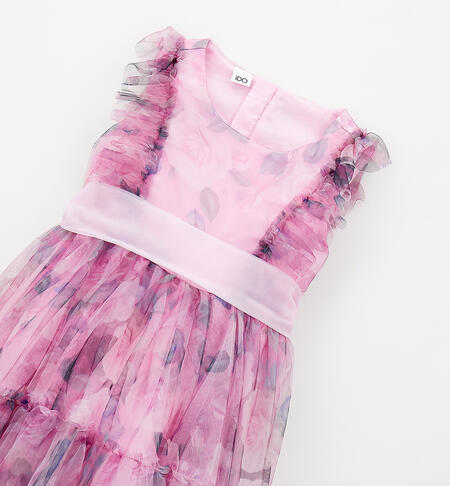 Abito elegante per bambina ROSA-ACQUAMARINA-6BVO