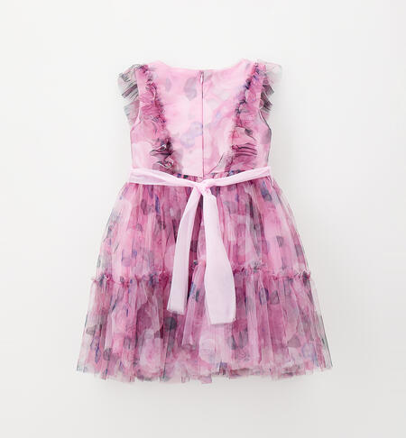 Abito elegante per bambina ROSA-ACQUAMARINA-6BVO