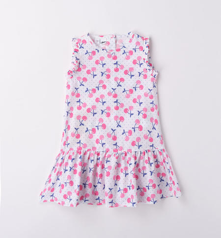 Girl's summer dress various patterns PINK