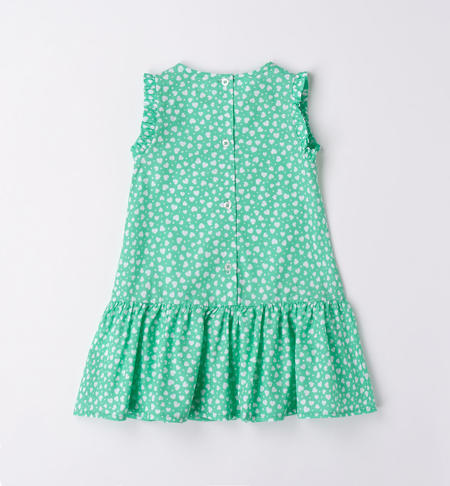 iDO summer dress for girls in a variety of patterns from 9 months to 8 years BIANCO-VERDE-6VF3