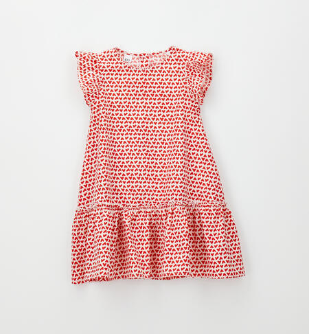 Abito estivo da bambina ROSSO