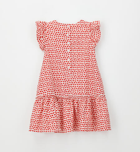 Girls' summer dress ROSSO-LATTE-6CAG