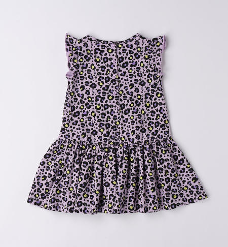 iDO patterned summer dress for girls from 9 months to 8 years LILLA-MULTICOLOR-6VM4