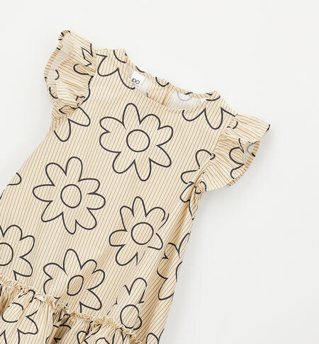 Abito estivo per bambina BEIGE-ANTRACITE-6CAH