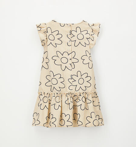 Abito estivo per bambina BEIGE-ANTRACITE-6CAH